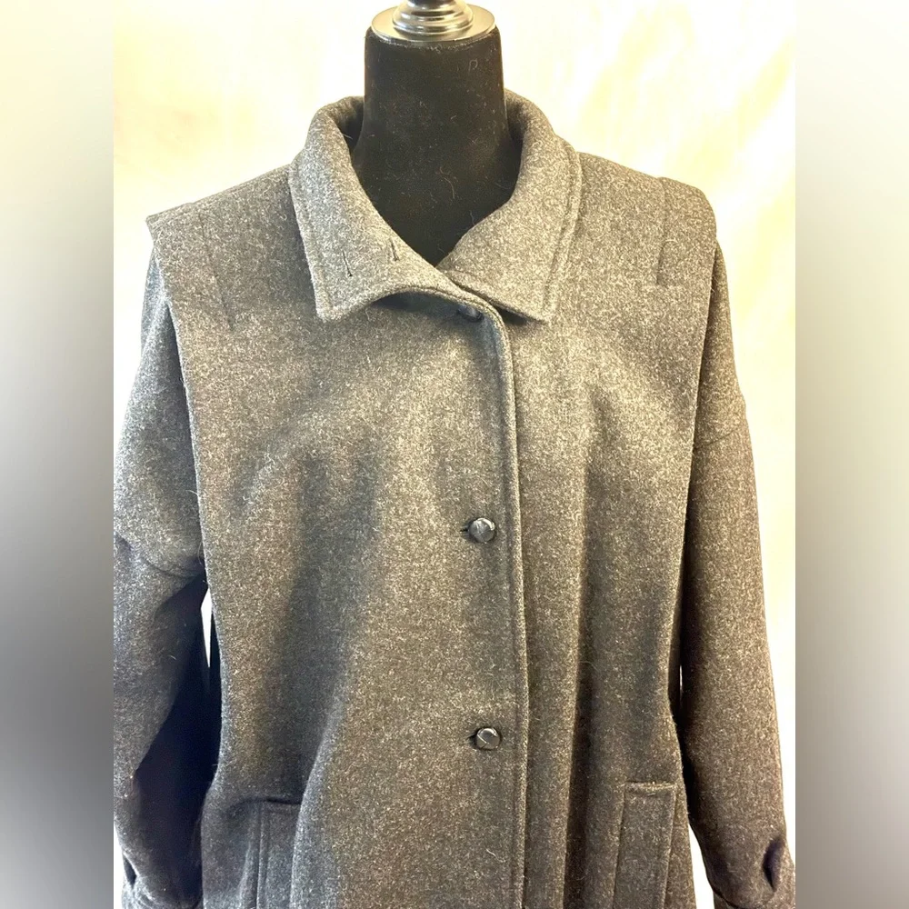International Scene Vintage Wool Coat - Picture 2 of 13